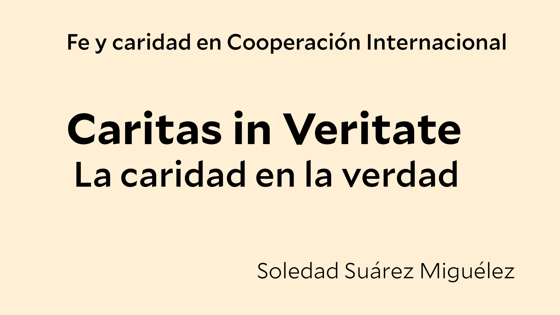 Lee más sobre el artículo Fe y caridad en Cooperación Internacional
