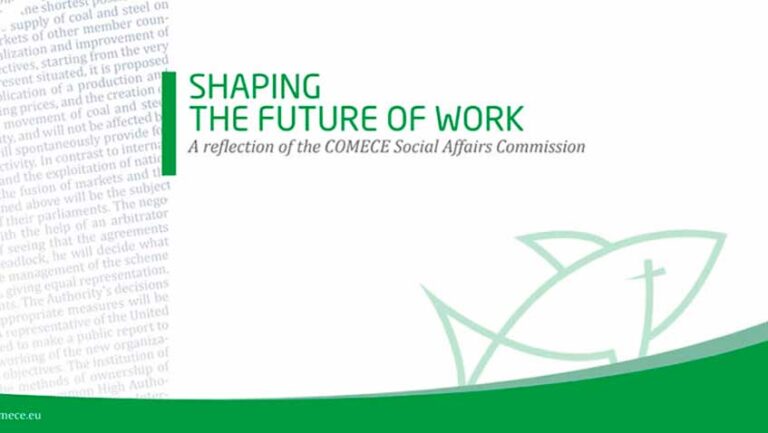 Lee más sobre el artículo COMECE publica una reflexión sobre el futuro del trabajo