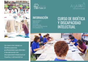 Lee más sobre el artículo I Curso de Bioética y Discapacidad Intelectual