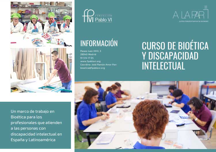 En este momento estás viendo I Curso de Bioética y Discapacidad Intelectual