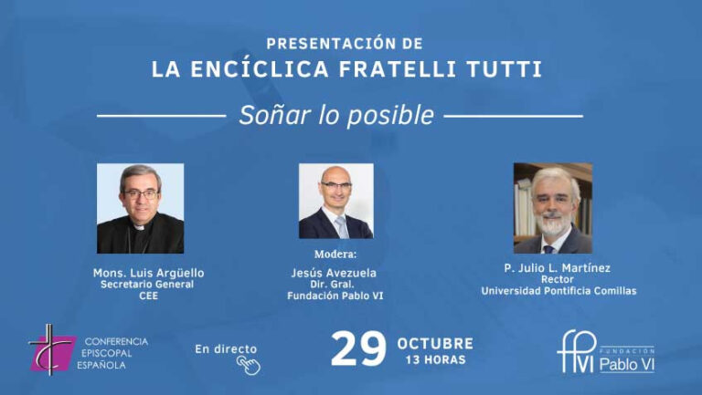 Lee más sobre el artículo Acto de presentación de la Encíclica Fratelli Tutti