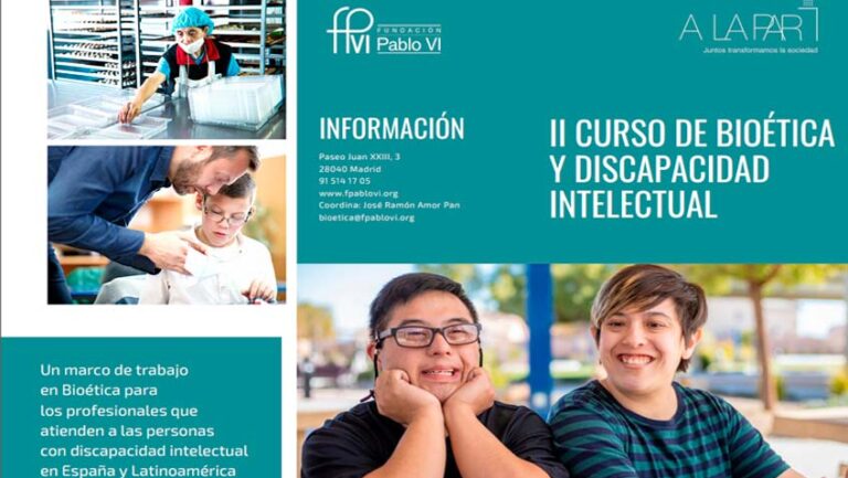 Lee más sobre el artículo II Curso de Bioética y Discapacidad Intelectual