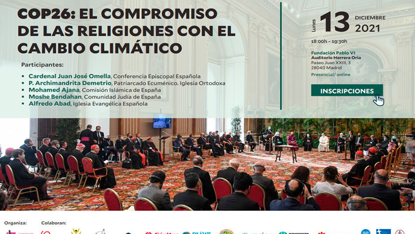 Lee más sobre el artículo Encuentro interreligioso tras la COP 26: el compromiso de las religiones con el cambio climático