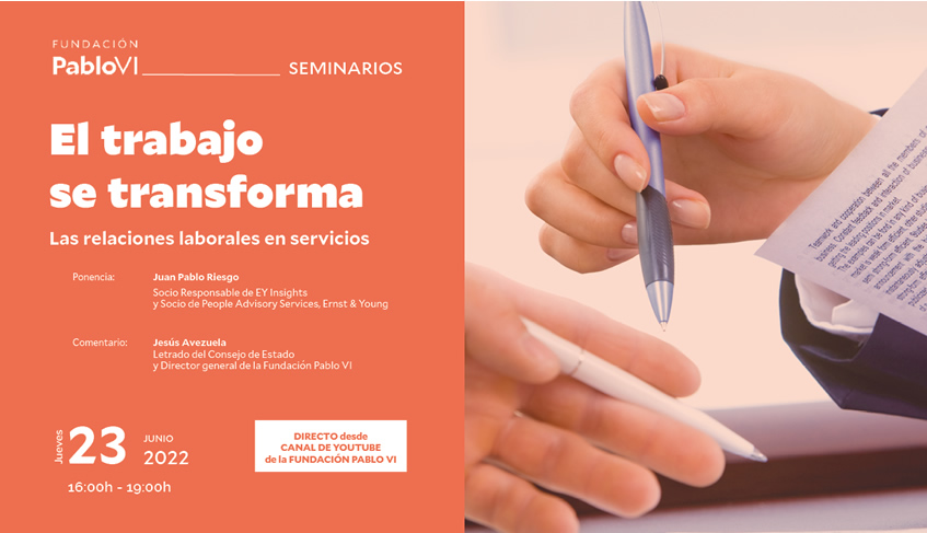 Lee más sobre el artículo Las relaciones laborales en el sector servicios, próxima sesión del seminario permanente “El trabajo se transforma”