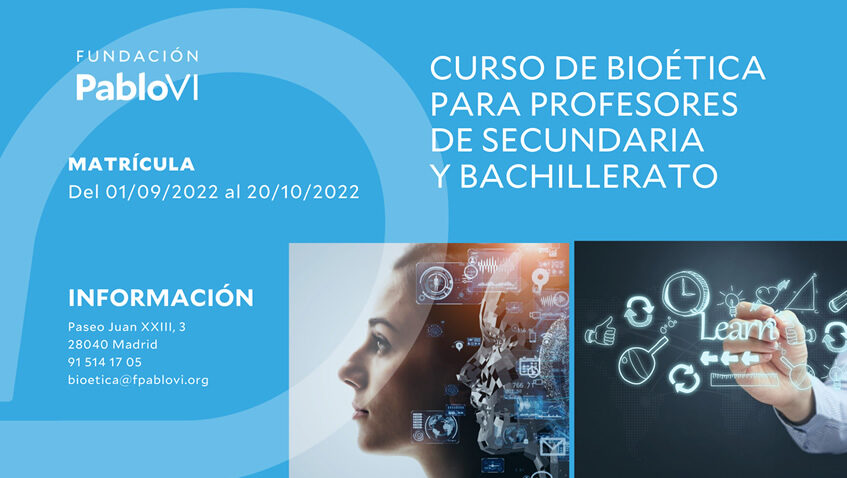 Lee más sobre el artículo II Curso de Bioética para profesores de Secundaria y Bachillerato