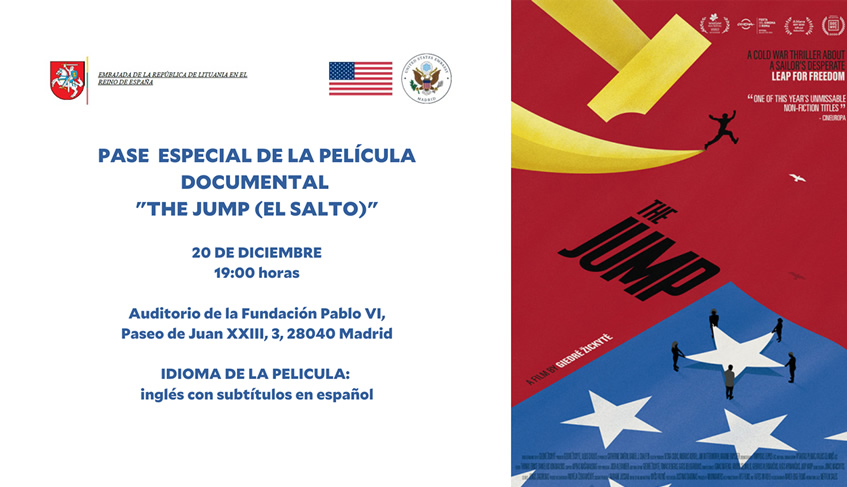 Lee más sobre el artículo Pase especial de la película documental “The Jump (El salto)” en la Fundación Pablo VI