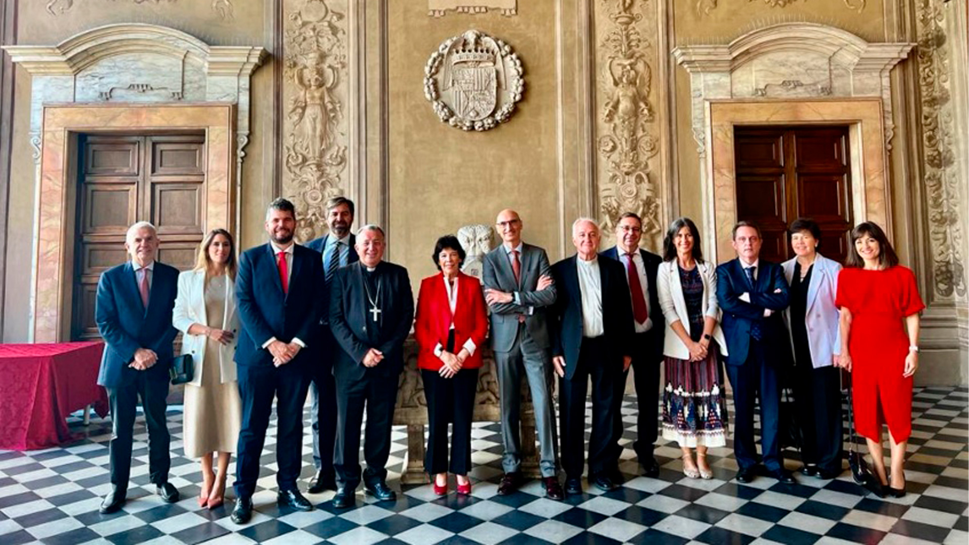 Lee más sobre el artículo Recepción a la Fundación Pablo VI en embajada de España en la Santa Sede