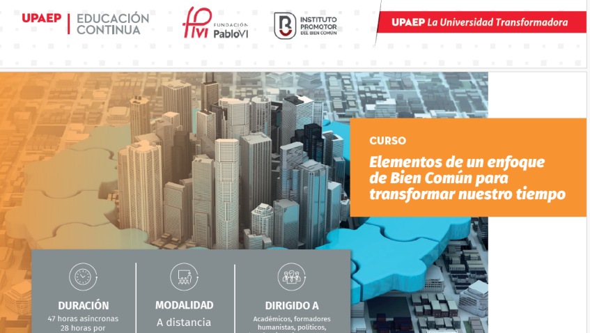 Lee más sobre el artículo Un curso que profundiza en el bien común y su aplicación para transformar nuestro tiempo