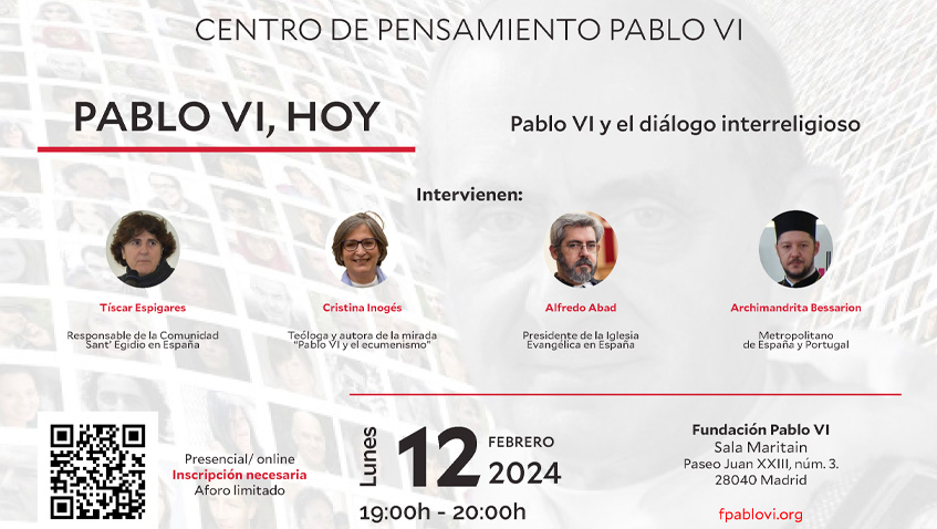 En este momento estás viendo Coloquio, “Pablo VI y el diálogo interreligioso”