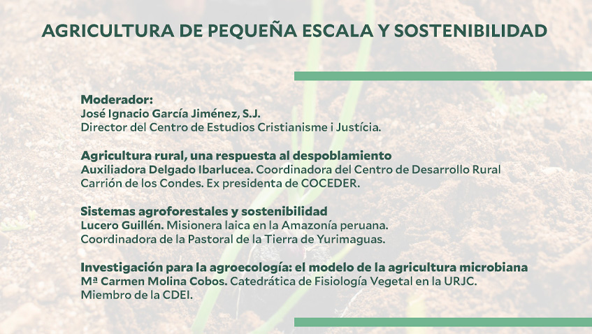 Lee más sobre el artículo Última sesión del Seminario de Ecología Integral dedicado a la agricultura sostenible y el cambio climático