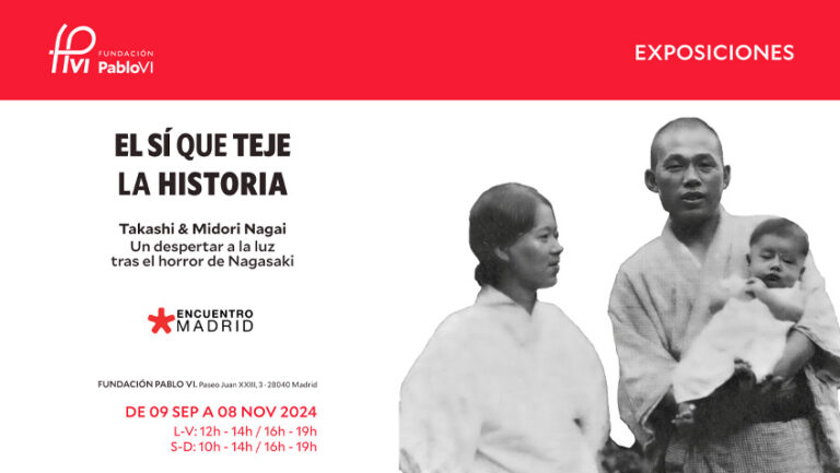 Lee más sobre el artículo Exposición “El sí que teje la historia. Un despertar a la luz frente al horror de Nagasaki”