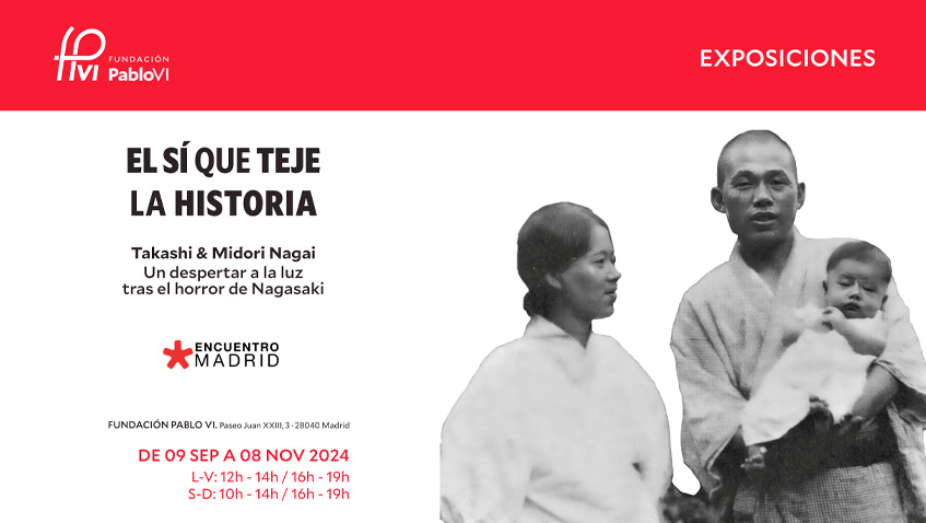 Lee más sobre el artículo Exposición “El sí que teje la historia. Un despertar a la luz frente al horror de Nagasaki”