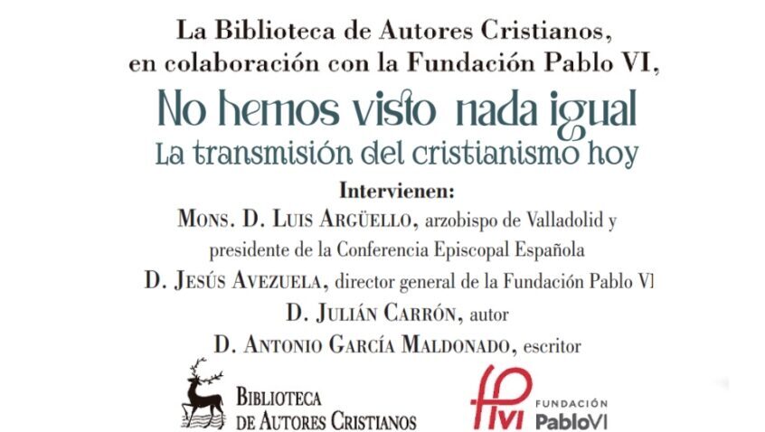 En este momento estás viendo La transmisión del cristianismo hoy