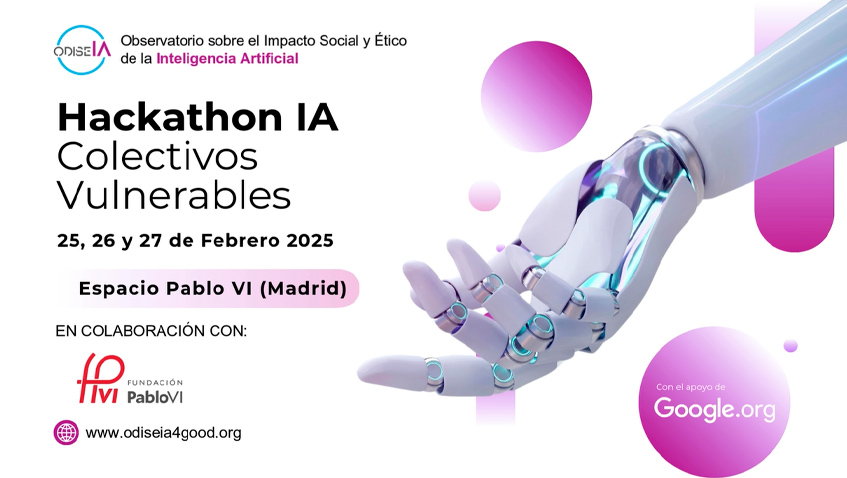 Lee más sobre el artículo Primer hackathon internacional de IA: se busca el mejor proyecto de inteligencia artificial para colectivos vulnerables