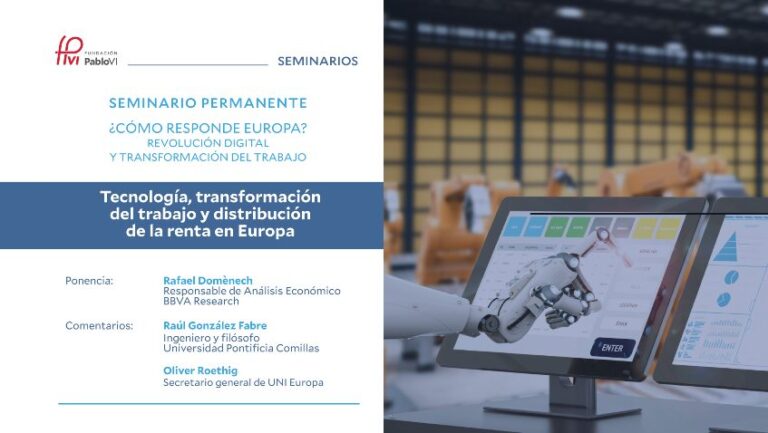 Lee más sobre el artículo Tecnología, transformación del trabajo y distribución de la renta en Europa