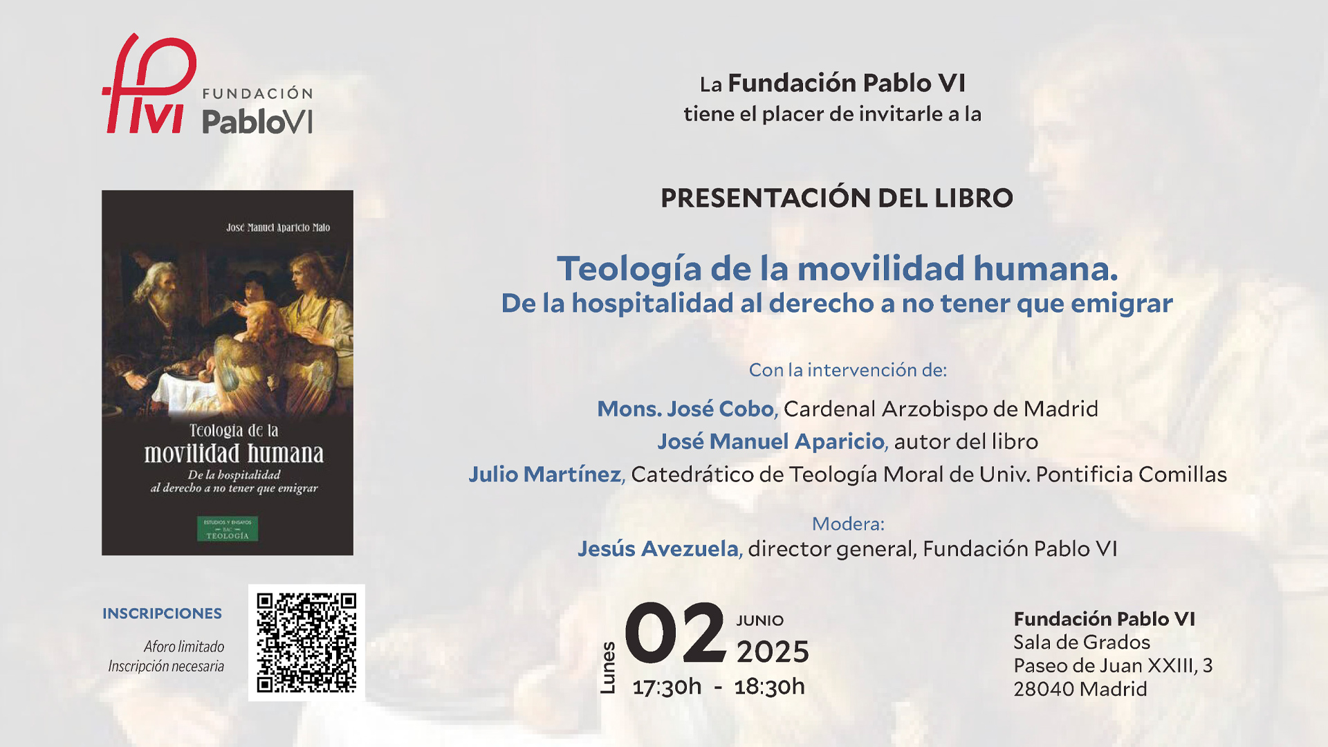 Lee más sobre el artículo Teología de la movilidad humana. De la hospitalidad al derecho a no tener que emigrar
