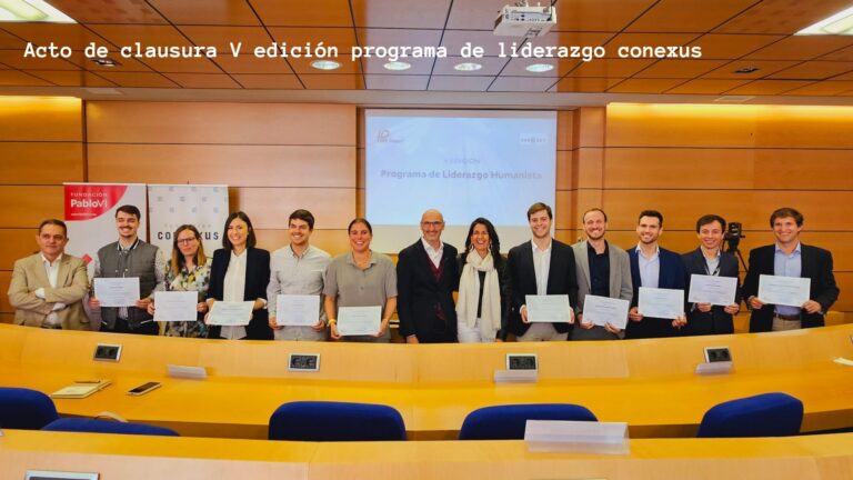 Lee más sobre el artículo La VI edición del programa de liderazgo de la Fundación Conexus y la Fundación Pablo VI comienza el 16 de junio