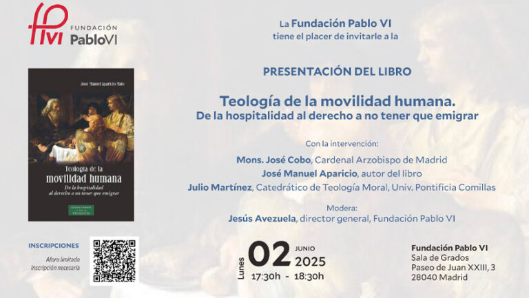 Lee más sobre el artículo Teología de la movilidad humana. De la hospitalidad al derecho a no tener que emigrar