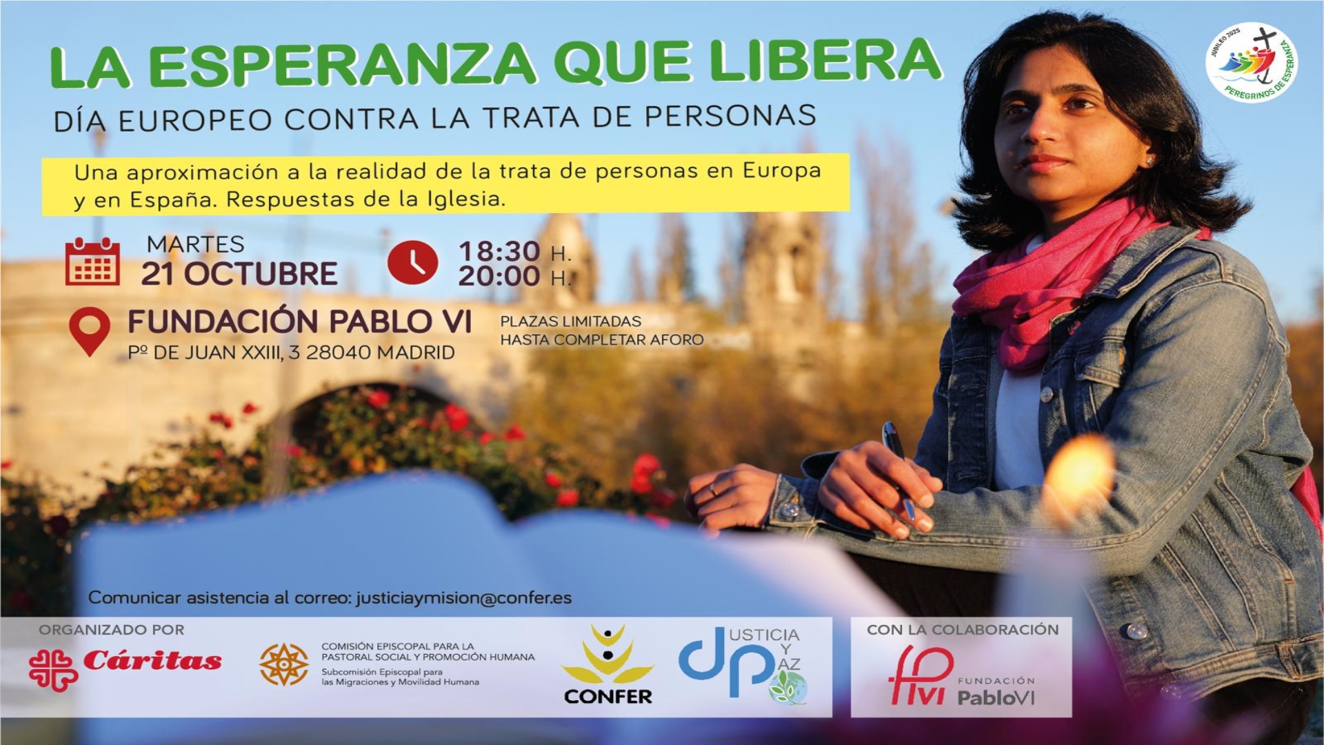En este momento estás viendo “La esperanza que libera”, jornada de sensibilización sobre la trata de personas en Europa