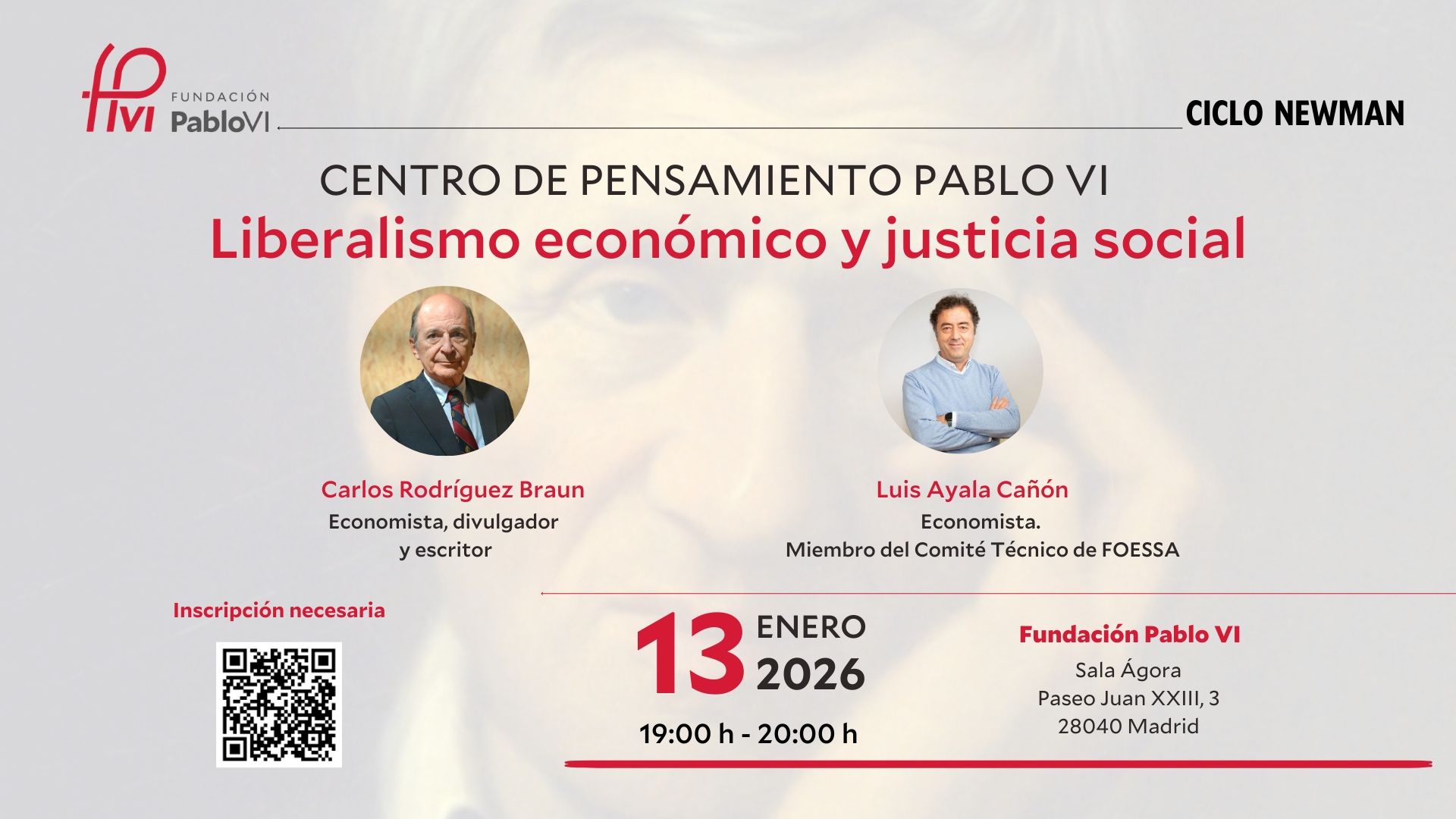 Lee más sobre el artículo Liberalismo económico y justicia social: primera jornada del ciclo dedicado a John Henry Newman