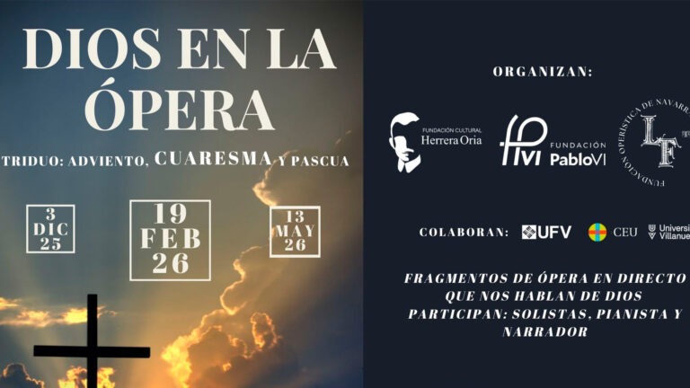 Lee más sobre el artículo De la lírica a Dios: segundo concierto del ciclo “Dios en la Ópera” para preparar la Cuaresma